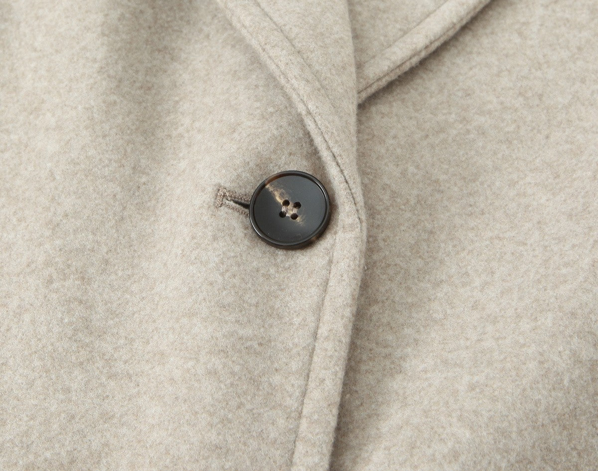 2025 autumn new women's casual fashion simple temperament elegant loose soft padded shoulder coat jacket