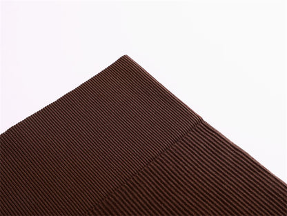 Women's High Waist Ribbed Striped Mini Skirt Tight Night Club Party Pencil Skirt Casual Short Skirt Sexy Solid Color Bodycon New