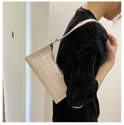 Fashion Exquisite Shopping Bag Retro Casual Women Totes Shoulder Bags Female Leather Solid Color Chain Handbag for Women 2024