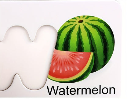 Montessori, Wooden Alphabet Cards, Children's Early Education Fruit Cognitive Cards, Kindergarten Enlightenment Puzzle Block Toy