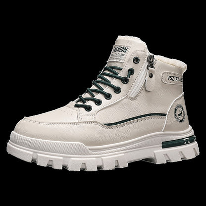 Men's winter warm ankle boots, new anti-slip sports shoes, men's motorcycle snow boots Botas Para Hombre