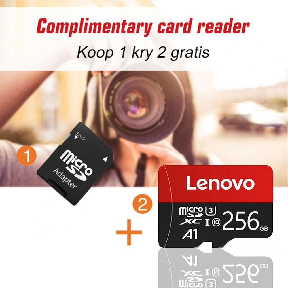 Cartão SD Lenovo Original 1TB Micro TF Mini SD 256GB 512GB 128GB 64GB Cartão de Memória TF Flash para Celular/Computador/Câmera Dropshipping