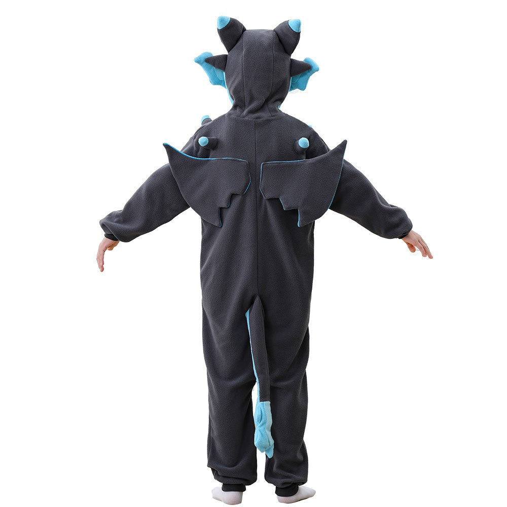 Dragon Cosplay Boys Girls Halloween Costume Anime Onesies Party Jumpsuit Festival Gift Funny Cute Clothes Button Closure