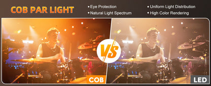 350W COB LED Retro Lights Linear Vintage Light Stage Effect Lighting Projector for Party Concert Wedding Theater Live Show Club
