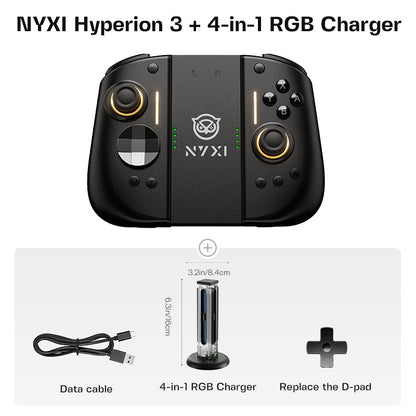 NYXI Hyperion 3 Wireless JoyPad for Switch 2 + Carrying Case + 4-in-1 RGB Charger