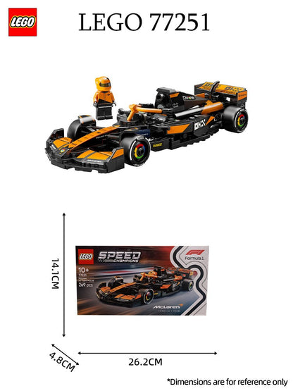 Lego 77251 McLaren F1 Team MCL38 Racing 2025 Novo Brinquedo de Montar Blocos de Construção para Crianças