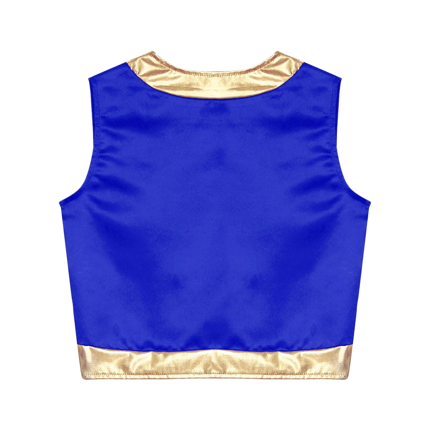 Boys Girls Halloween Toad Game Character Vest Open Front Loose Waistcoat Carnival Theme Party Super Brother Role Play Costume