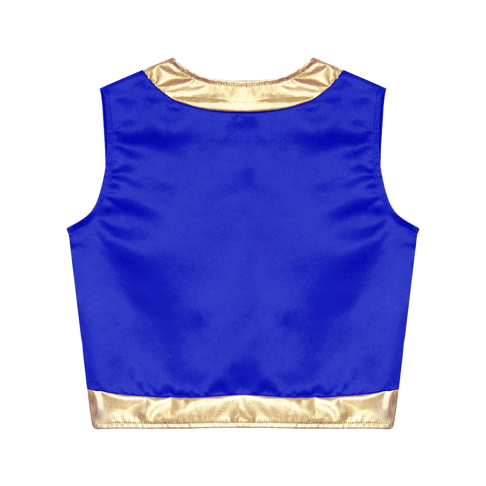 Boys Girls Halloween Toad Game Character Vest Open Front Loose Waistcoat Carnival Theme Party Super Brother Role Play Costume
