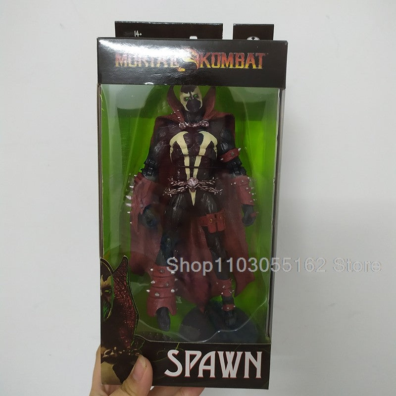 Boneco Spawn Mortal Kombat Action Figure MF Brinquedos Coleção Figurals Modelo Presente de Aniversário