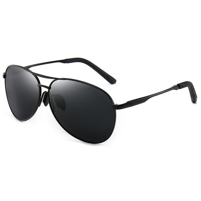 Óculos de Sol Polarizados Masculinos com Armação de Metal para Aviação Cores Variadas Óculos de Sol Masculino Piloto Visão Noturna e Diurna para Dirigir