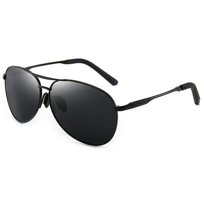 Óculos de Sol Polarizados Masculinos com Armação de Metal para Aviação Cores Variadas Óculos de Sol Masculino Piloto Visão Noturna e Diurna para Dirigir
