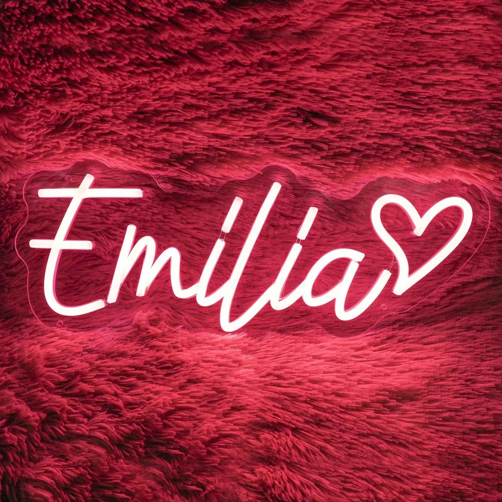 Custom your Personalised Name Neon Sign Light for girls/boys Birthday Gifts Party Bar Wedding Room Wall Decoration Neon Led Sign