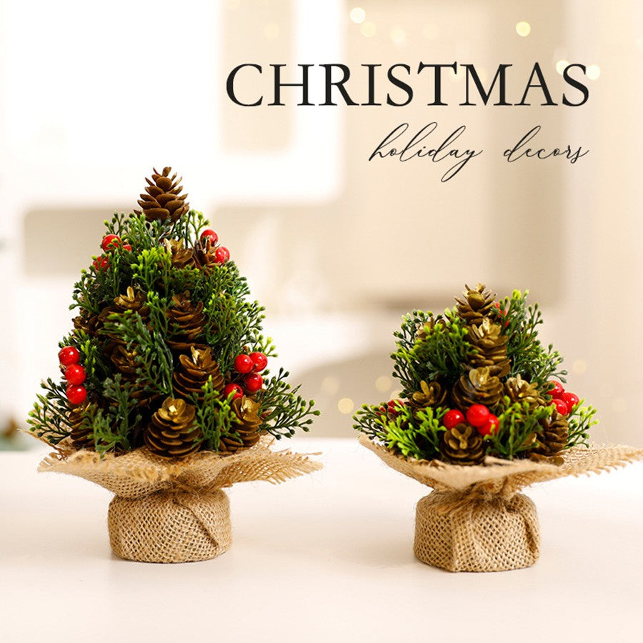 Mini Small Christmas Tree Small Christmas Tree Christmas Tabletop Ornament Christmas Tree Decoration Supplies Desk Decoration