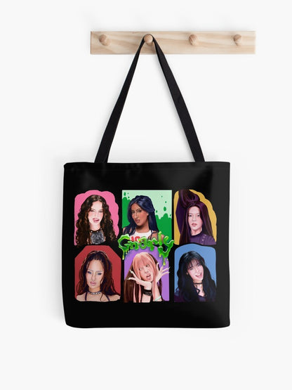 Korean Kpop Katseye Tote Bag Shopping Bag Print Original Design White Unisex Travel Canvas Casual Bag Commuting Portable Handbag