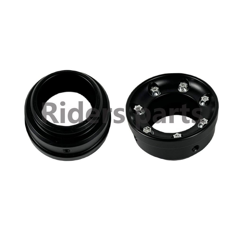 Motorcycle Slip On Exhaust Mufflers Tips End Caps For Harley Touring CVO Street Road Electra Glide Road King FLHR 1995-up