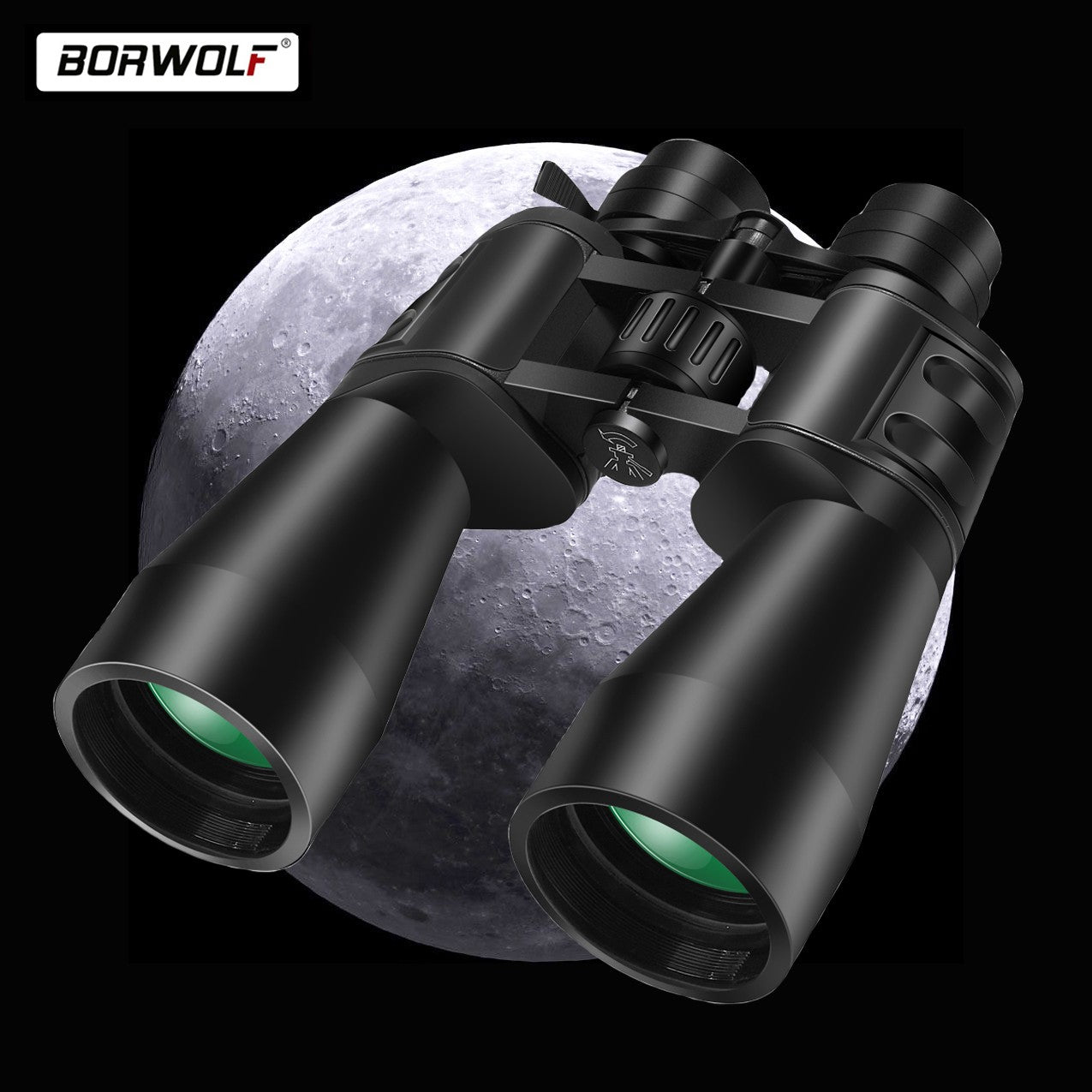 BORWOLF 10-380X100 Alta Ampliação HD Profissional Zoom Binóculos 10-60 vezes Telescópio Adequado Para Observação da Lua E Turismo