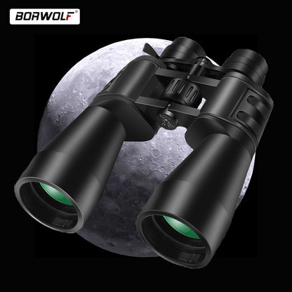 BORWOLF 10-380X100 Alta Ampliação HD Profissional Zoom Binóculos 10-60 vezes Telescópio Adequado Para Observação da Lua E Turismo