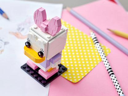 Lego Bloco Fangtouzi Série 40476 Margarida Pato Brinquedo de Montar Quebra-Cabeça Infantil Presente