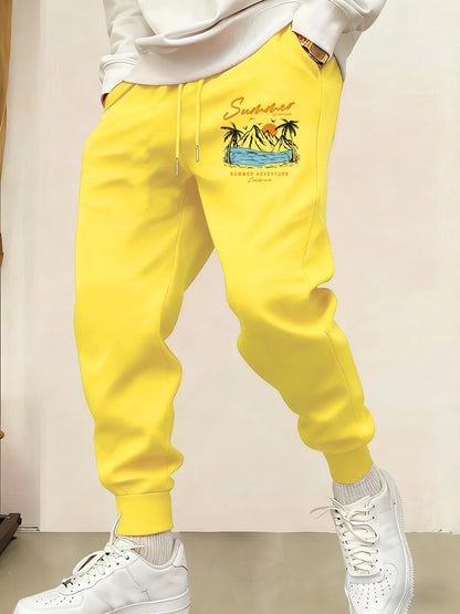 Summer Set Off Again California Prints Mans Sweatpants Casual Comfy Long Pants Sports Basic Trousers Soft Elastic Waist Pant
