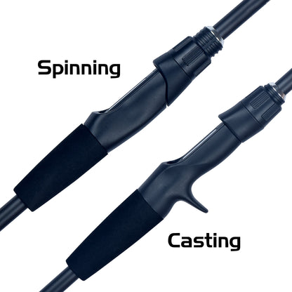 FLENHAI Varas de Pesca de Carbono para Viagem Spinning Baitcasting Mini 1.8~2.4m Peso de Arremesso 5-30g M Ação Rápida Iscas Artificiais Para Varas de Pesca PHISHGER