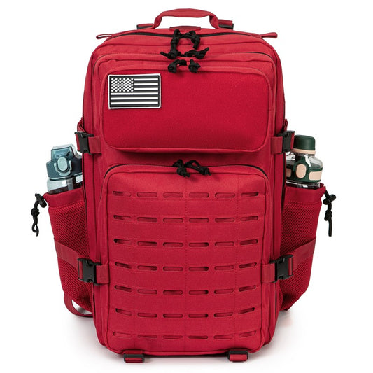 Mochila Tática 45L survival Bag Hunting MOLLE Backpack GYM Para Homens EDC Outdoor Hiking Rucksack com Suporte para Garrafa