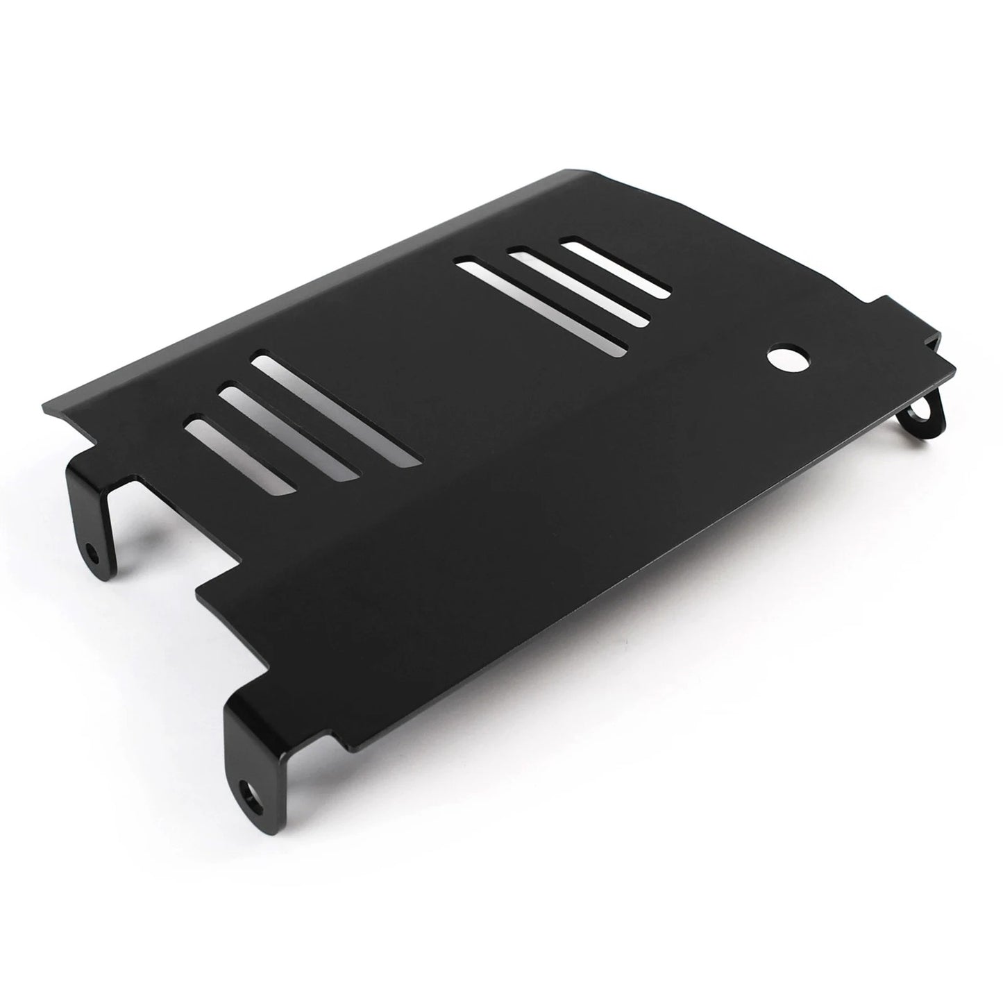 Protetor de Cárter de Moto para Harley Touring CVO Road Glide Street Glide FLTRXSE 2024-Posterior Preto/Prateado