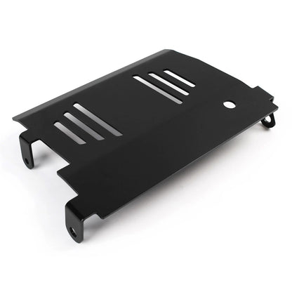 Protetor de Cárter de Moto para Harley Touring CVO Road Glide Street Glide FLTRXSE 2024-Posterior Preto/Prateado