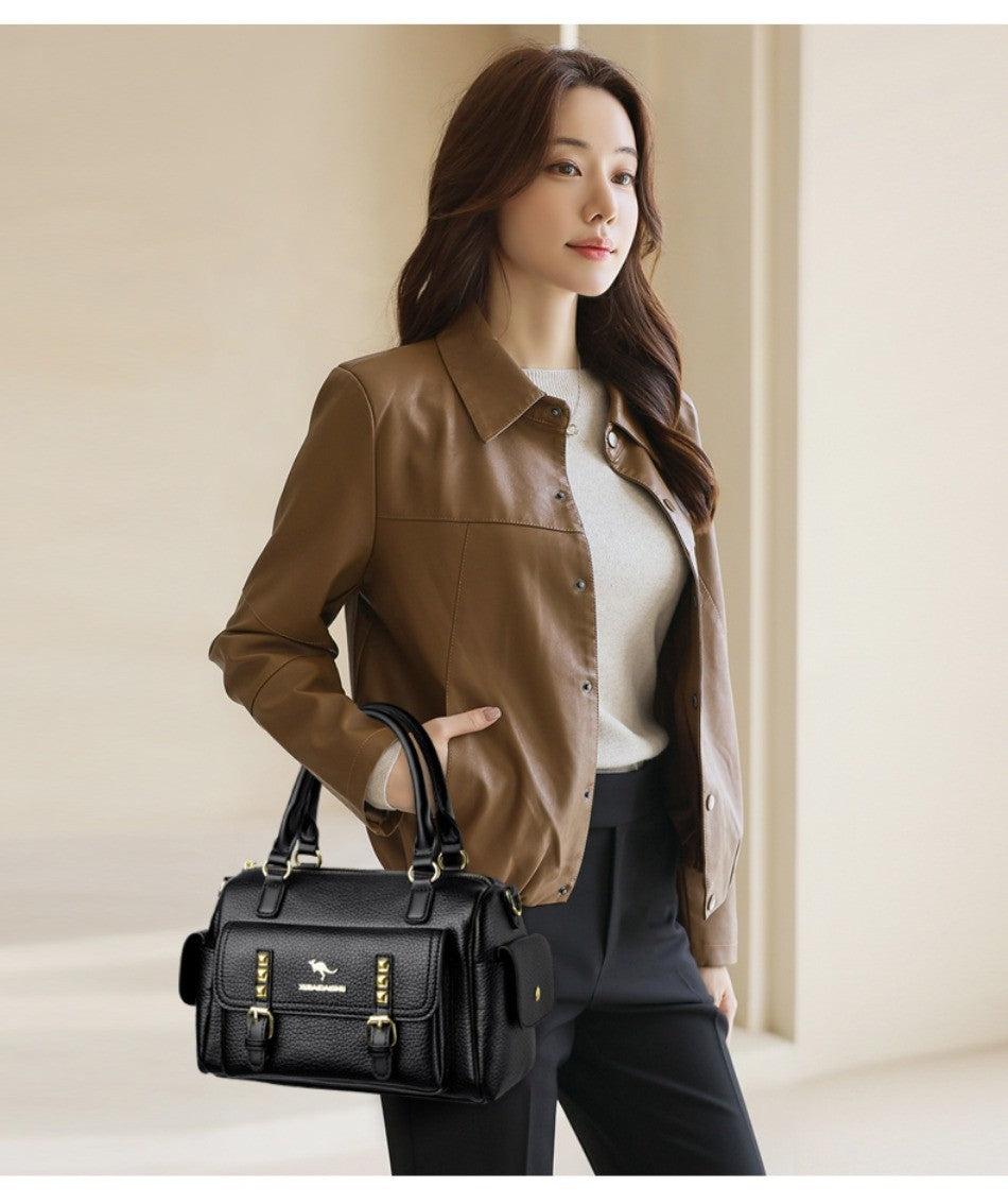 Luxury Designer Soft Pu Leather Shoulder Crossbody Messenger Bags for Women 2026 High Quality Casual Ladies Purses and Handbags