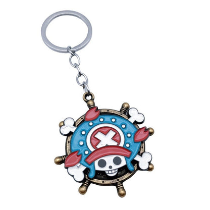 Chaveiros de mochila de anime de One Piece Luffy, Chopper, Zoro, Nami, Sanji, pingentes de chaveiro decorativos de personagens de desenho animado