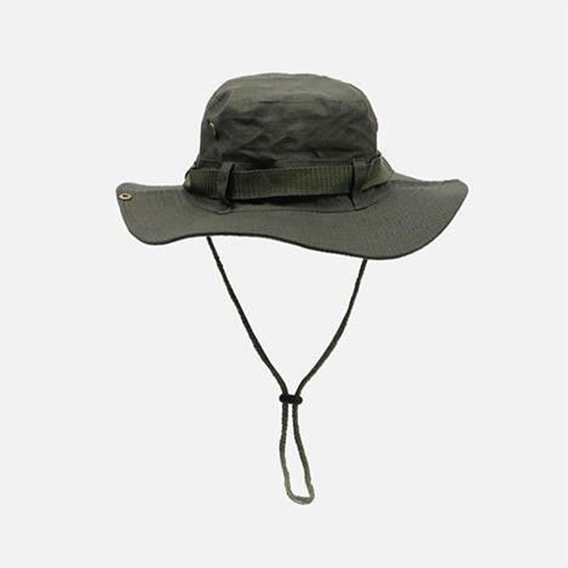 Outdoor Mesh Fisherman Hat UV Protection Wide Brim Sunscreen Bucket Cap for Beach Safari Hunting