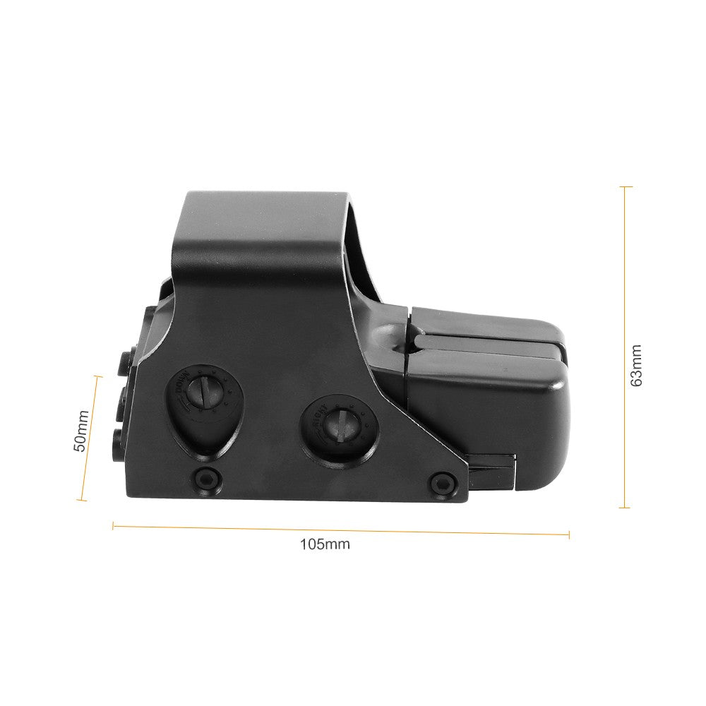 551 552 553 558 Mira Holográfica Ponto Vermelho Verde Luneta de Caça Reflex Sight Riflescope 20mm Montagem para Arma de Airsoft