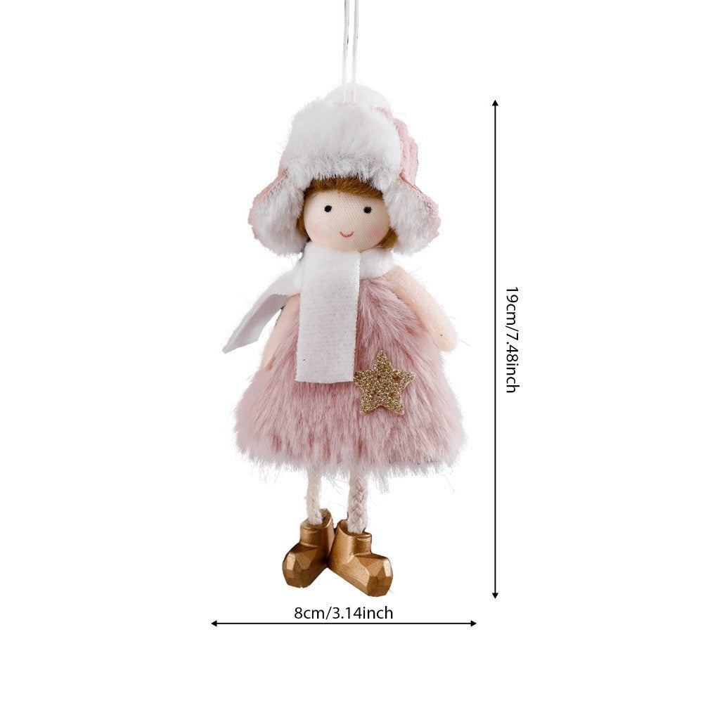 2024 New Year Gift Cute Christmas Angel Doll Xmas Tree Ornament Noel Deco Christmas Decoration for Home Natal Navidad 2023 Decor