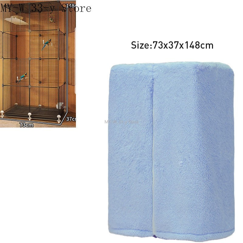 Capa Para Gaiola De Pássaros De Inverno Quente Respirável À Prova De Respingo Grande Capa Para Gaiola De Pássaros Sombra Protetora Para Gaiola De Papagaio Produtos Para Pássaros