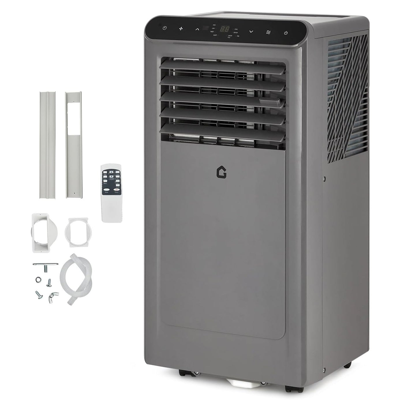 Ar Condicionado Portátil, 10000 BTU ASHRAE (6000 BTU DOE) para Cômodos de até 450 Pés Quadrados, Silencioso 3 em 1 com Função Ventilador e Controle Remoto