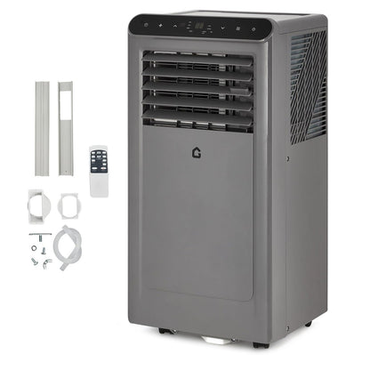 Ar Condicionado Portátil, 10000 BTU ASHRAE (6000 BTU DOE) para Cômodos de até 450 Pés Quadrados, Silencioso 3 em 1 com Função Ventilador e Controle Remoto