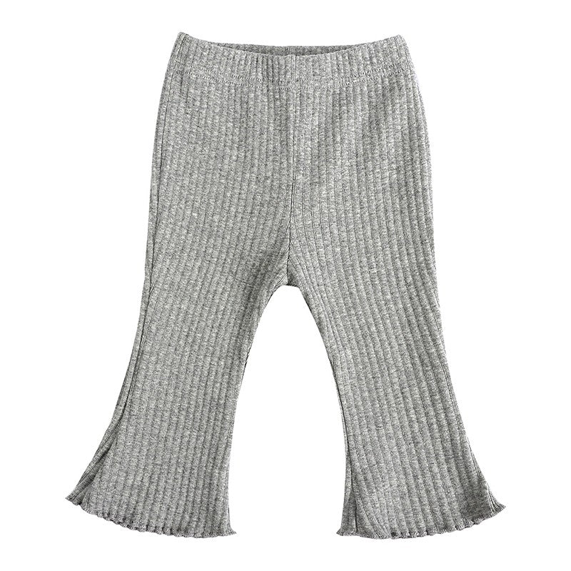 Toddler Trousers Summer 0-3 Year Slim Pants Newborn Stretch Trousers Solid Color Infant Clothing for Kids Baby Boys Girl Clothes