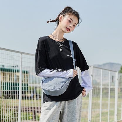 Semir Crossbody Bag Women 2025 New Chest Bag Macaron Color Dumpling Bag  Minimalist Waist Pack Shoulder Purse