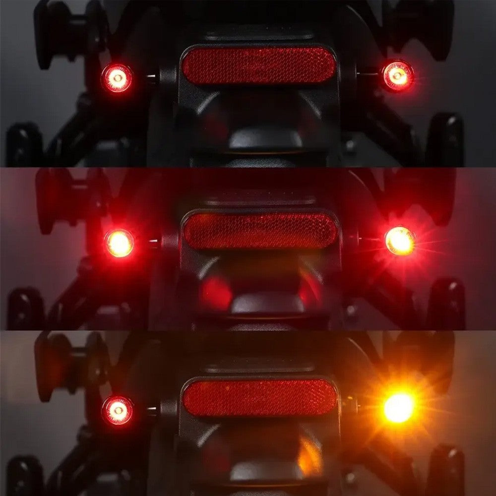 Luz de Seta LED 3 em 1 Café Racer Indicador Lanterna Freio Pisca para Harley Bobber Chopper Dyna Luzes de Moto