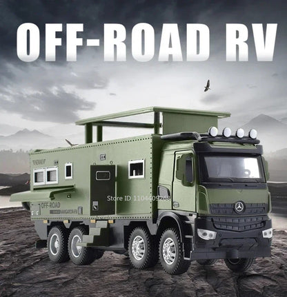 1:24 NOMADISM Raptor F150 RV Liga Modelo de Carro de Brinquedo Metal Diecast Miniatura Veículos Off Road Modelos Som Luz Brinquedos Para Crianças Presentes