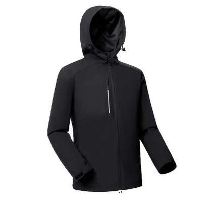 Casual jacket hooded jacket cardigan custom printable embroidered logo men's and women's outdoor windbreakers workwear