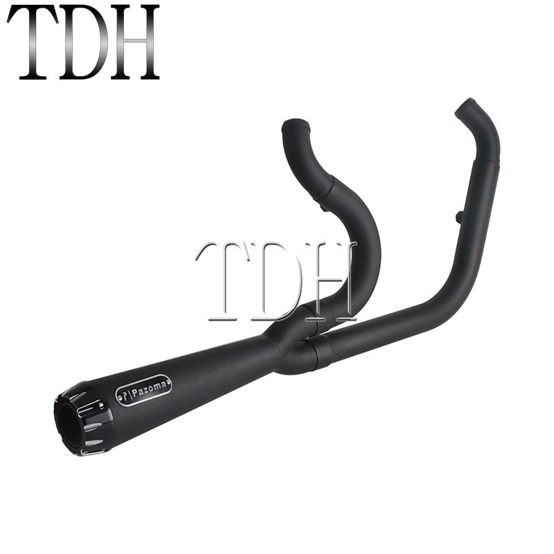 Motorcycle Exhaust Muffle Middle Link Pipe Mid-control Exhaust System For Harley Softail Street Bob Standard FXST FXBBS FXBB 18+