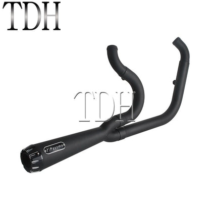 Motorcycle Exhaust Muffle Middle Link Pipe Mid-control Exhaust System For Harley Softail Street Bob Standard FXST FXBBS FXBB 18+
