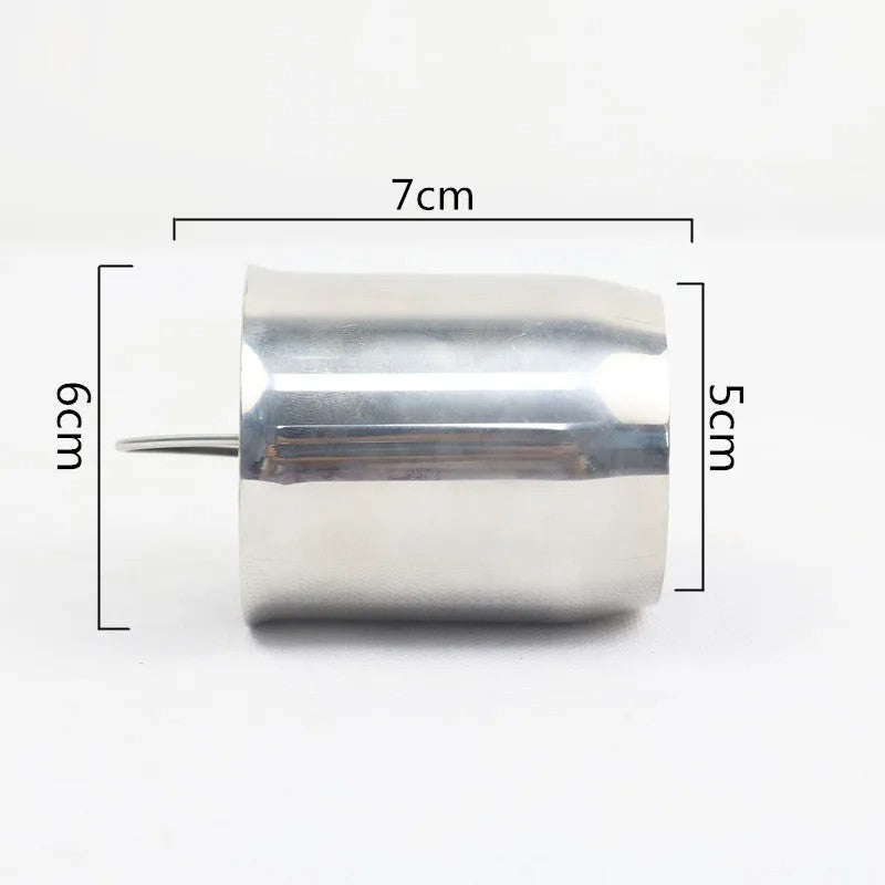Alconstar- 51mm/60mm Inlet Motorcycle Exhaust Muffler Steel DB Killer Moveable DB Killer Noise Sound Eliminator Race