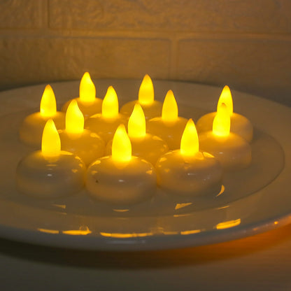 LED Candles 24/12 Pack Flameless Flickering Tea Light Warm White Candle for Party Wedding Birthday Christmas Gifts Home Decor