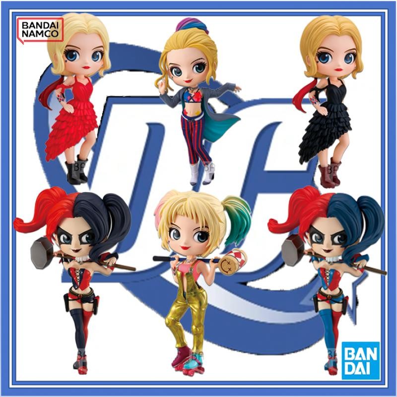 Autêntica Bandai Banpresto Qposket Esquadrão Suicida DC Hero Arlequina Fofa PVC Colecionável Figure - Presente Perfeito para Fãs