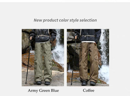 Calças de inverno masculinas para caminhada, impermeáveis, à prova de vento, calças de montanhismo, para manter aquecido, acampamento, trekking, esqui, calças com bolso com zíper