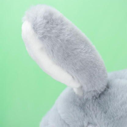 Women Girls Soft Warm Moving Jumping Rabbit Pinch Airbag Animals Ear Hat Funny Cap Plush