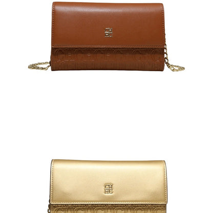 Exquisite Craftsmanship Women's Crossbody Bag Light Luxury Design Chain Bag Letter Elements Color Blocked Women's Chain Bag