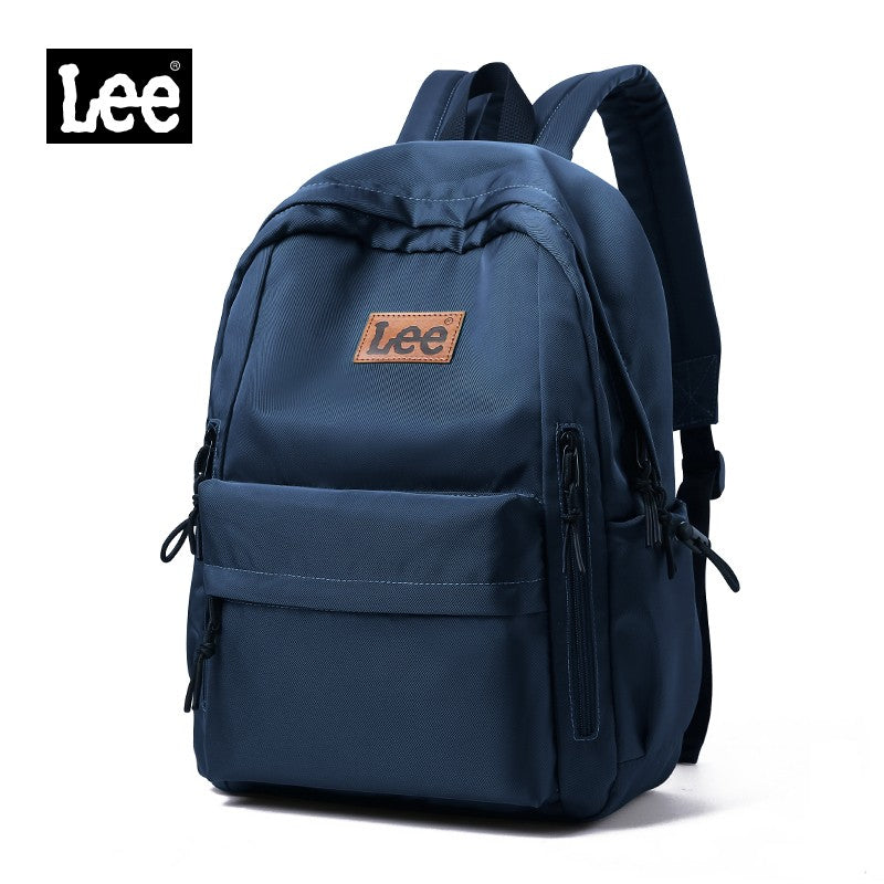 Mochila Leve LEE para Notebook 16 Polegadas Feminina Masculina Oxford, Bolsa Escolar de Ensino Médio de Grande Capacidade, Mochila de Estudante Universitário Adolescente