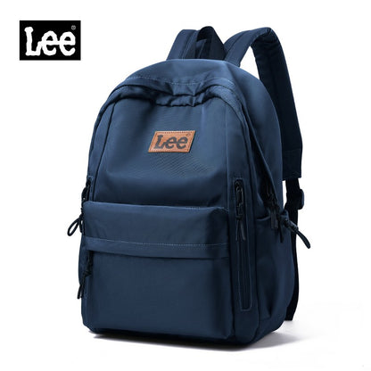 Mochila Leve LEE para Notebook 16 Polegadas Feminina Masculina Oxford, Bolsa Escolar de Ensino Médio de Grande Capacidade, Mochila de Estudante Universitário Adolescente